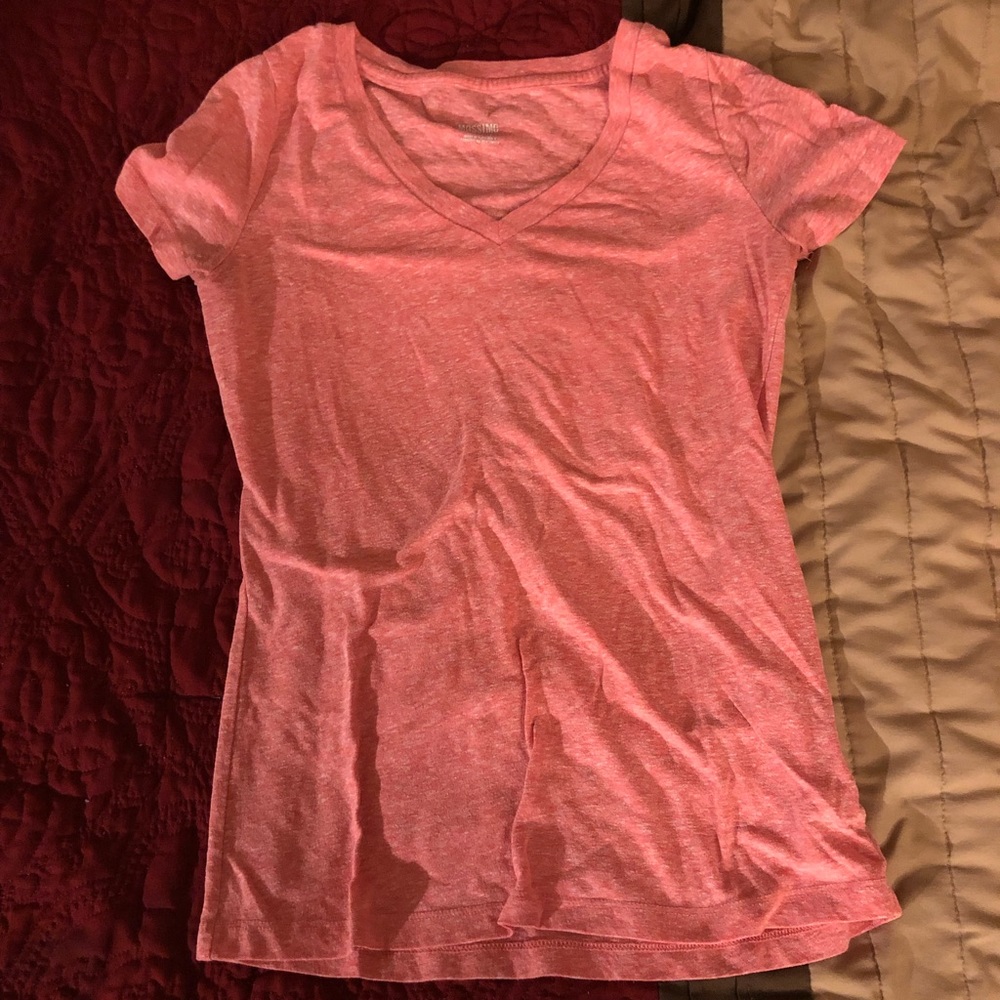 Plain Pink Vneck